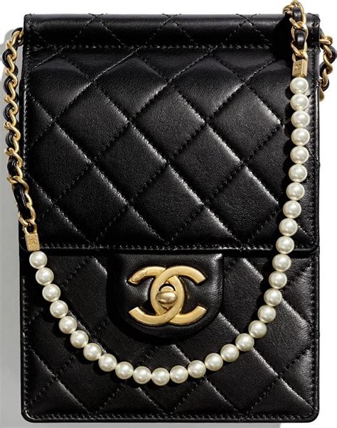 chanel clutch with pearl chain|chanel classic clutch with chain.